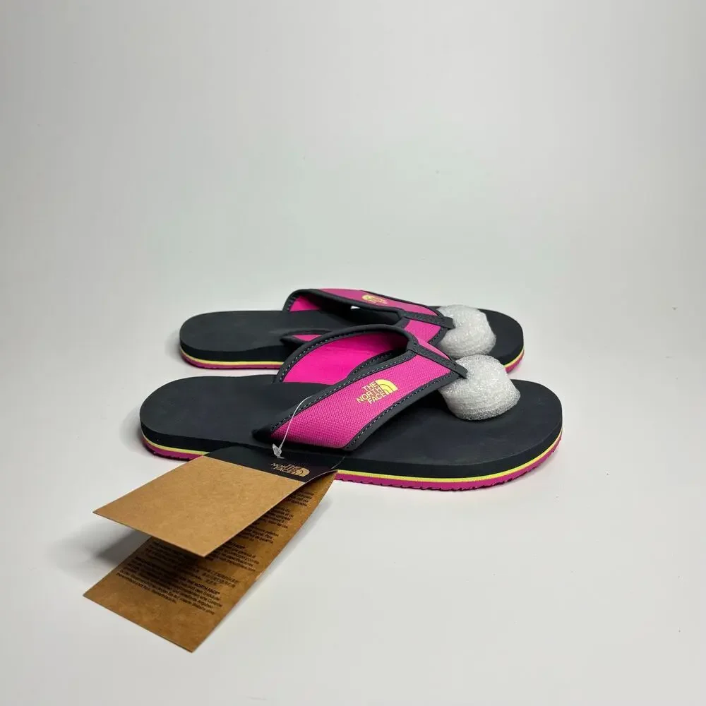 The North Face Youth Base Camp Flip Flops, Vanadis Grey/Linaria Pink
